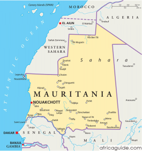 mauritania_political_map