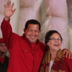 President Hugo Chávez announces María León as first minister of the new Ministry of Women’s Affairs.