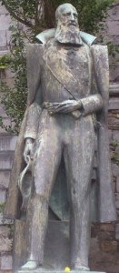 Belgian pride? Statue of Leopold II in Mons, Belgium